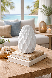 Vaso Decorativo 3D em Cerâmica 28x18x18