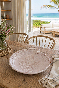 Saladeira Náutica Branca em Melamina 8x37x36 cm