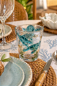 Copo Náutico Tartaruga em Acrílico 500ml 12x10x10 cm