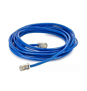 Cabo De Rede Rj45 Montado 5 Metros Ethernet Cat5e Lan Azul