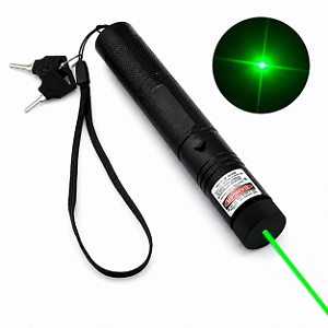 Super Caneta Laser Pointer 7500mw 35km Verde Kit Completo