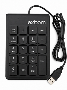 Teclado Numérico Usb 18 Teclas Silenciosas