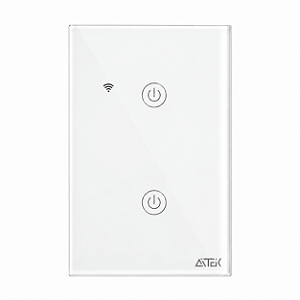 Interruptor Inteligente 2 Botão Touch Wifi Alexa Google