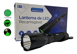 Lanterna T6 Verde Com Suporte P/cano Diversos Modos