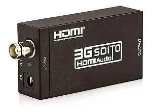 Conversor Adaptador De Mini Sdi Para Hdmi V1.4 1080p 4k