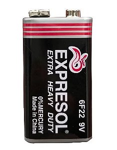 Bateria 9v Hw Hi Watt 6f22 Para Bateria Transistor
