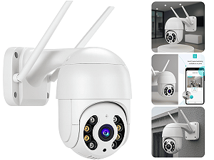Camera Ip Wifi Full Hd 1080p Infravermelho Prova D'agua