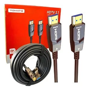 Cabo Hdmi Fibra Óptica 2.1 60hz 3d 48gbps 30 Metros 8k