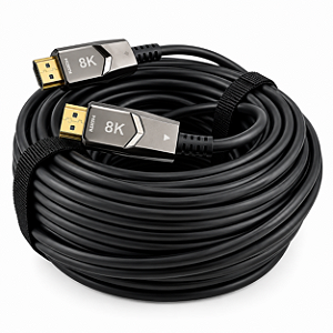 Cabo Hdmi Fibra Óptica 2.1 60hz 3d 48gbps 100 Metros 8k