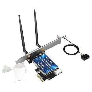 Placa Wifi Wirelles Dual Band 2.4/5ghz 600mbps Bluetooth 4.0