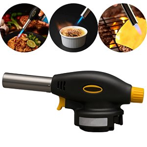 Maçarico Culinário Gourmet Regulável E Profissional 1300°
