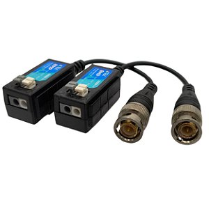 Video Conversor Balun Passivo Engate Rápido 8mp Full Hd