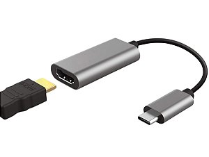 Adaptador Captura Video Tipo C P/ Hdmi Ultra Hd 4k 30hz 3.0