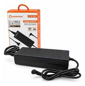 Fonte De Alimentação 24v 5a Plug P4 120w Bivolt Automatico