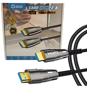 Cabo Hdmi Fibra Optica 2.0 60hz 4k 5 Metros 19 Pinos