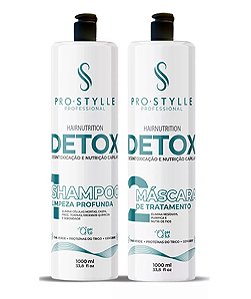 Kit Detox Hairnutrition Pro Stylle 2 Passos Limpeza Profunda