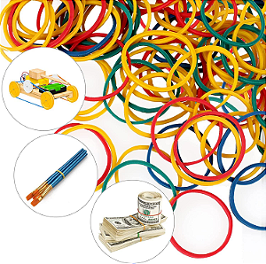 Pacote De Elastico Resistente Colorido Multiuso 50g