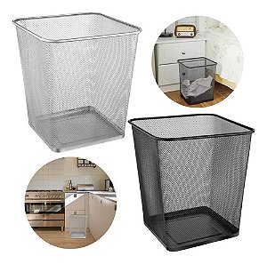 Lixeira Quadrada Escritório Sala Multiuso Moderna Prática 7l