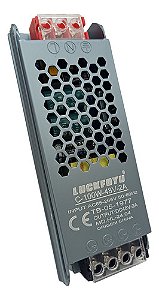 Fonte Chaveada Slim 48v 2a 100w 50hz 60hz Para Fita Led Cftv