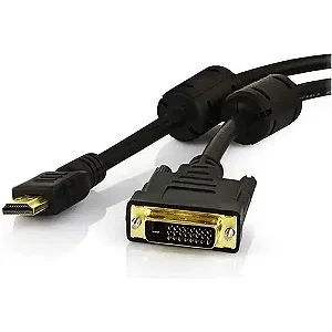 Cabo Dvi 24+1 Para Hdmi 3 Metros Banhado A Ouro
