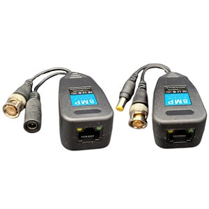 Power Balun Rj45 C/ Alimentação Hd-cvi Hd-tvi Hd-ahd - P104