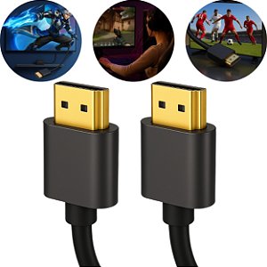 Cabo Hdmi Visão 2.0 4k Ultra Hd Alta Resolução 10 Metros