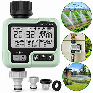 Temporizador Automático Irrigação Cronometrado Display Lcd