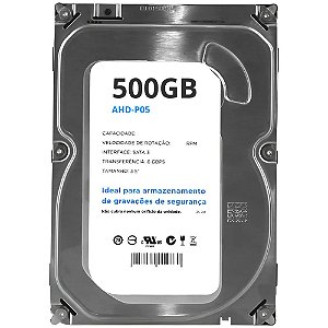 Hd 500gb Sata Iii 3,5'' Para Sistemas De Segurança Dvr