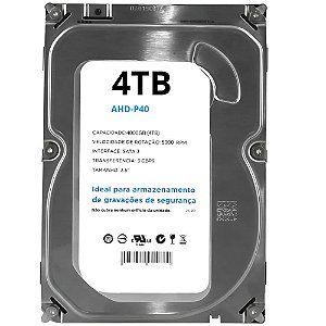 Hd 4tb 4000gb Sata ||| 3,5'' Para Sistemas De Segurança Dvr