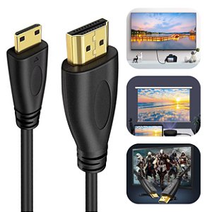 Cabo Adaptador Mini Hdmi Macho X Hdmi Macho 2.0 4k Ultrahd