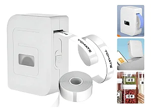 Impressora Térmica Bluetooth Mini Etiquetas Adesiva Portátil