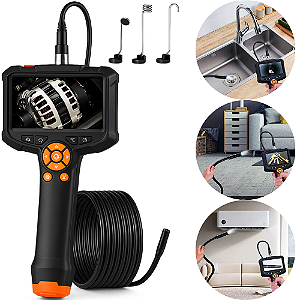 Câmera Endoscópica Industrial 4.3 Polegadas Hd 1080p Ip68