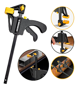 Grampo De Aperto Rápido Para Fixação E Montagem 10 Polegadas