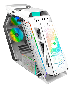 Gabinete Gaming Lateral De Vidro Fans Rgb Personalizável