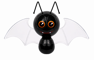 Abajur Luminária Colorida De Parede Infantil Morcego 110/220v