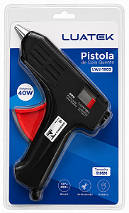 Pistola de Cola Quente Luatek 40W Bivolt Alta Performance para Artesanato e Reparos