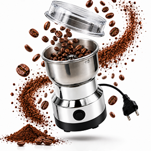 Moedor de Café Elétrico 200W Inox 110V Compacto