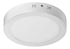 Luminaria Plafon Paflon Redondo Sobrepor 18w Bivolt