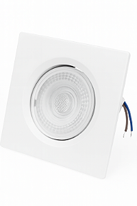 Spot Embutir Cob 3w Quadrado Bivolt Direcionável