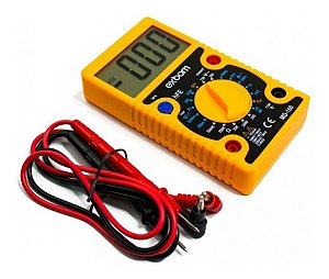 Multimetro Digital Portátil Lcd Teste Original Bip Exbom