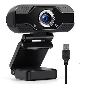 Camera Webcam Full Hd Usb Mini Camera 360° Com Microfone