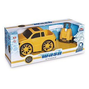 Carrinho Wash Garage Pick-Up Usual Brinquedos