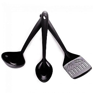Kit Utensílios com 3 peças Plasutil