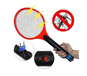 Raquete elétrica de matar mosquito bi-volt MBtech
