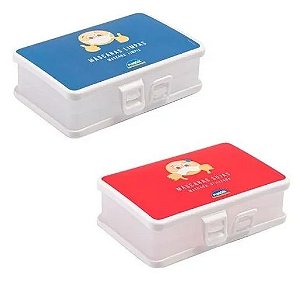 Porta máscara dupla (limpa/suja) Plásutil