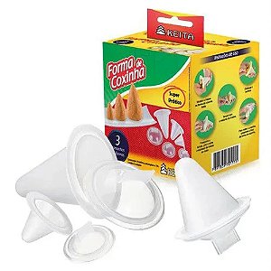 Forma de Coxinha com 3 peças Keita