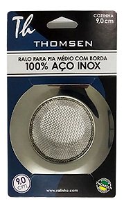 Ralo inox para pia 9cm diâmetro Thomsen