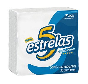 Guardanapo 30 cm x 30 cm 5 estrelas