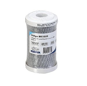 Filtro/Refil BBIE125/5 carbon block 5", 5 micra, para filtros carcaças de decloração 5" - BBI