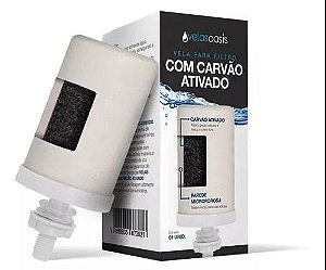 Vela (Filtro/Refil) Dupla ação, para filtros de barro - REMOVE CLORO